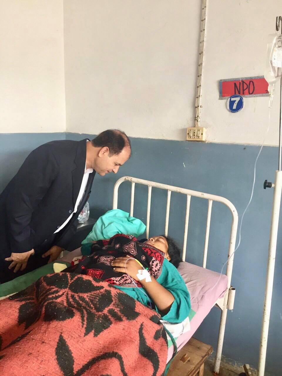 Bedside care for mother (Mrs. Air Nepali) who was rescued from a high hill district (Mustang) by a helicopter. The mother and baby saved, an incredible outcome. Video documentary; link https://youtu.be/lV7pD4ObV2A.