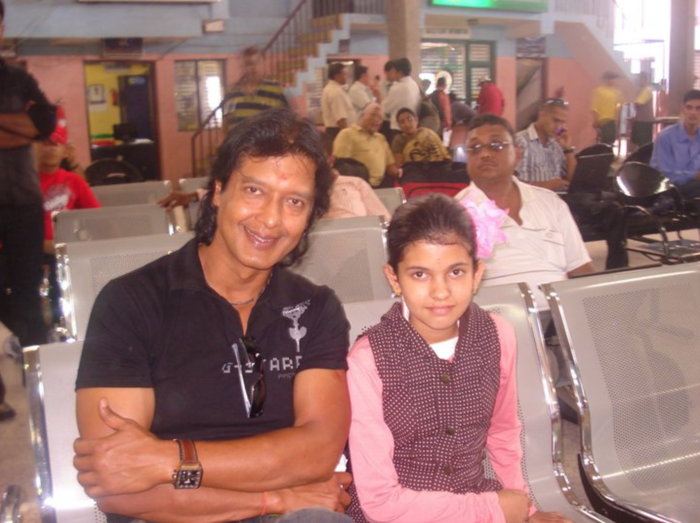 Nanu with Nepalese Cine Actor, Mr. Rajesh Hamal.