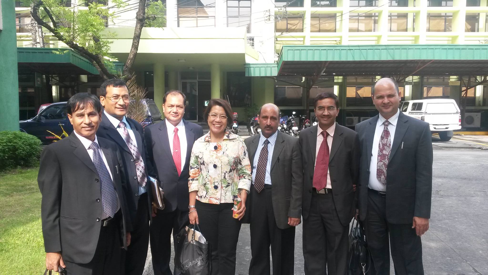 Nepalese delegation in Philippines.