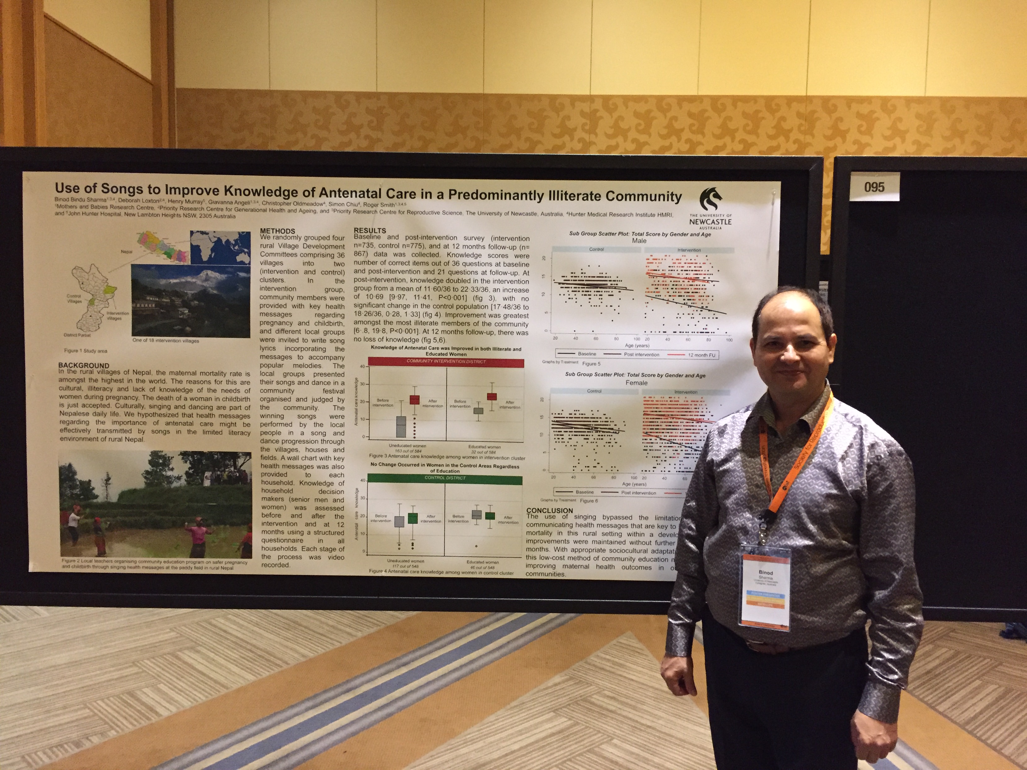 Attended and presented the research findings at the 65th Annual Scientific Meeting of the Society for Reproductive Investigation (SRI) (March 7-10) Hilton, San Diego, the USA.