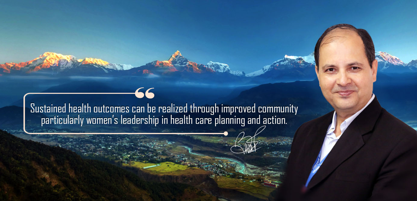 Sustained health outcomes can be realised through improved community particularly, women's leadership in health care planning and action.